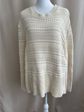 Gap Crochet Knit Sweater — Size M